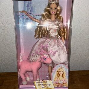 New Vintage Barbie Fantasy Tales Nutcracker Princess Doll in Pink Gown